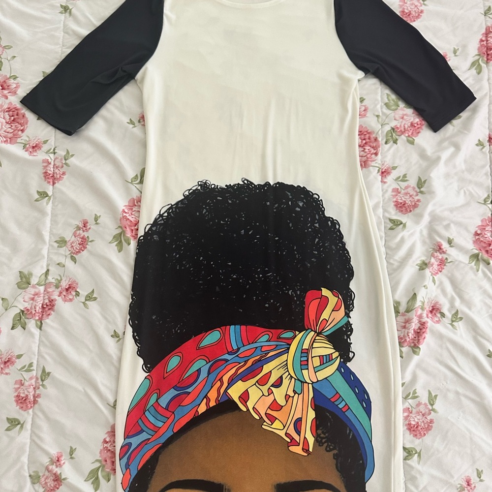 NWOT Natural hair Black girl Dress